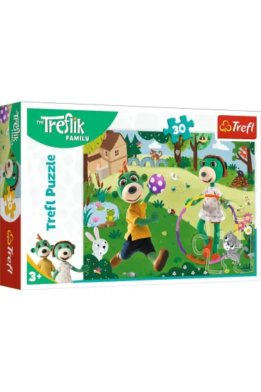 Puzzle 30 el. Aktywny dzie� Trefl