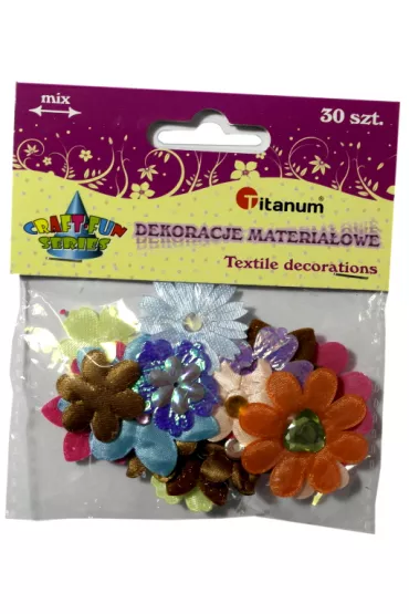 Titanum Dekoracje materia�owe z kryszta�kami