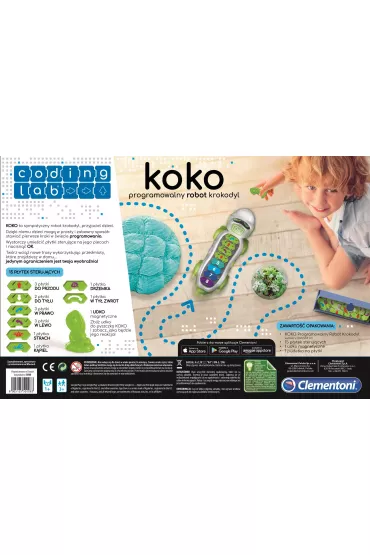 Koko programowalny robot Krokodyl Clementoni
