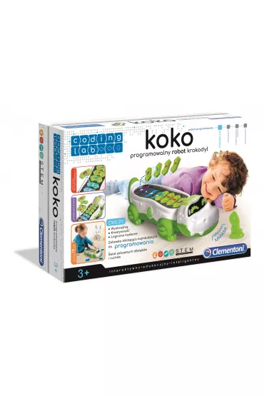 Koko programowalny robot Krokodyl Clementoni