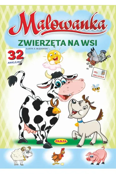 Zwierz�ta na wsi. Malowanka - Ernest B��dowski, W�odzimierz Kruszewski