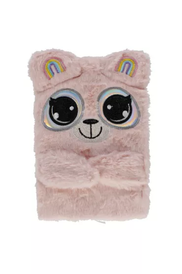 Starpak Notes pluszowy A5 Pink Big Eyes