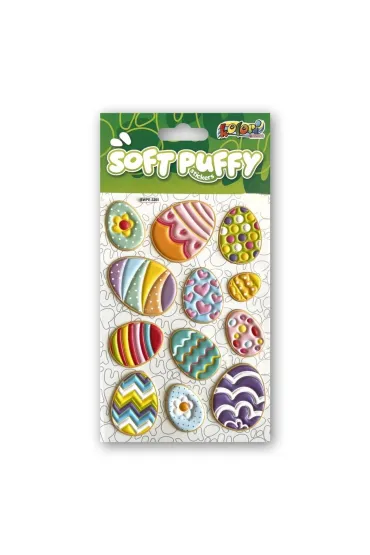 Naklejki Penmate Kolori Puffy SWPE-3205 Wielkanocne jajka