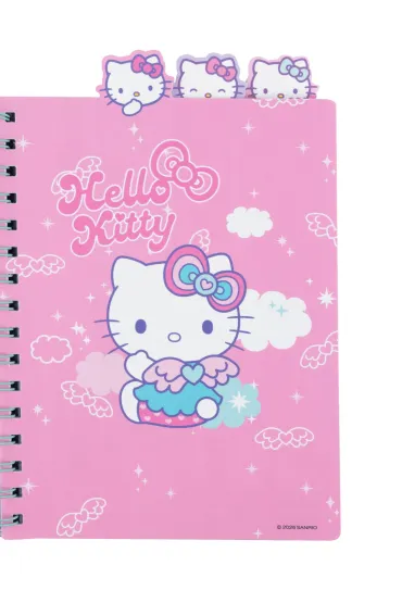Patio Ko�obrulion A5 100k. w kratk� z g��wkami Hello Kitty pink wz�r 3