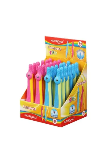 Keyroad Cyrkiel Flow plastikowy 24 szt.