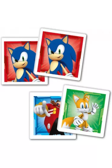 Puzzle 30+48 el. + Memo + 6 klock�w Edukit Sonic Clementoni