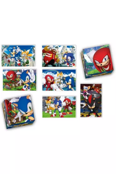 Puzzle 30+48 el. + Memo + 6 klock�w Edukit Sonic Clementoni