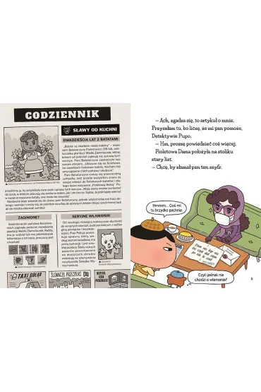 Szyfr Fioletowej Damy. Detektyw Pupa - Troll