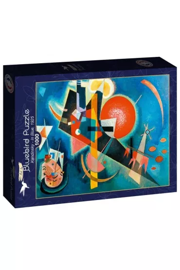 Puzzle 1000 el. Niebieski, Kandynski, 1925 Bluebird Puzzle