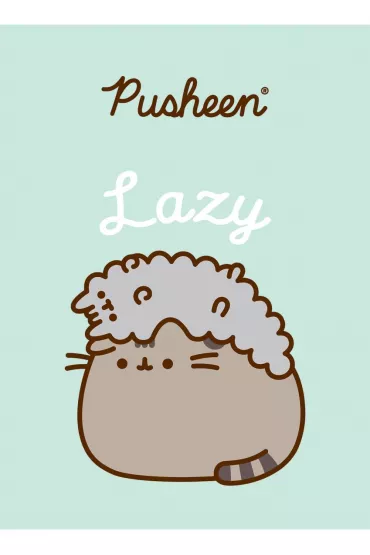 St. Majewski Zeszyt A4 Pusheen laminowany kratka 32 kartki
