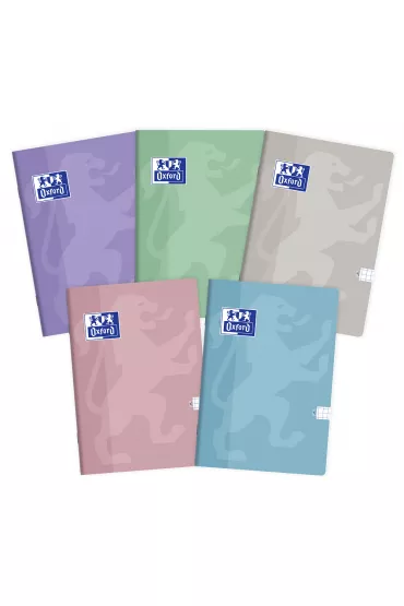 Oxford Zeszyt Touch Pastel A4 kratka, 90g 60 kartek
