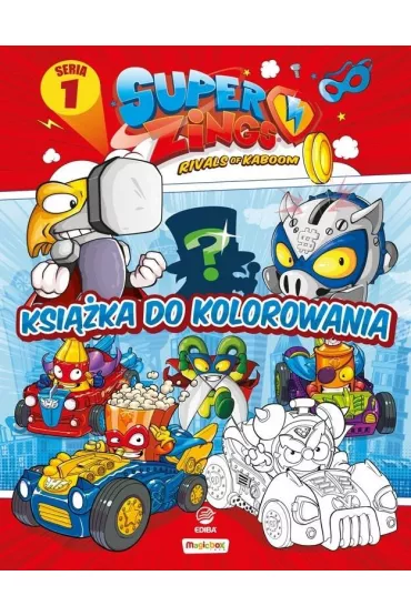 Super Zings - Ksi��ka do kolorowania + figurka