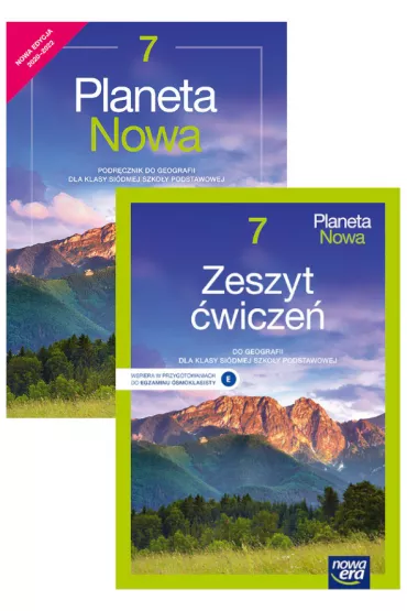 Pakiet Planeta Nowa 7. Podr�cznik oraz zeszyt �wicze� do geografii dla klasy si�dmej szko�y podstawowej - Justyna Knopik, Kamila Skomoroko, Maria Kucharska, Mariusz Szubert, Roman Malarz, Ryszard Przyby�, Tomasz Rachwa�, Alina Witek-Nowakowska