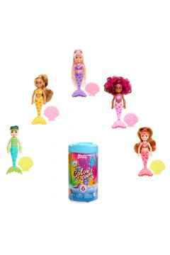 Barbie Color Reveal Chelsea Kolorowa syrenka Lalka CDU HCC76 Mattel