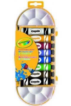 Crayola Farby Tempery 8 kolorw