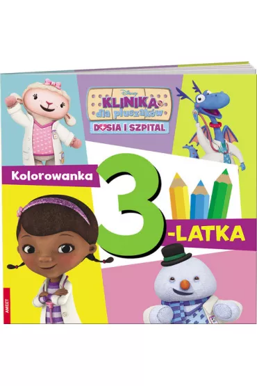 Klinika dla pluszak�w. Kolorowanka 3-latka