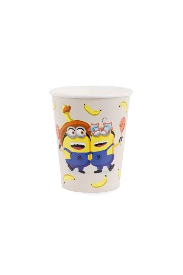 PartyDeco Kubeczki Minionki 250ml 6 szt