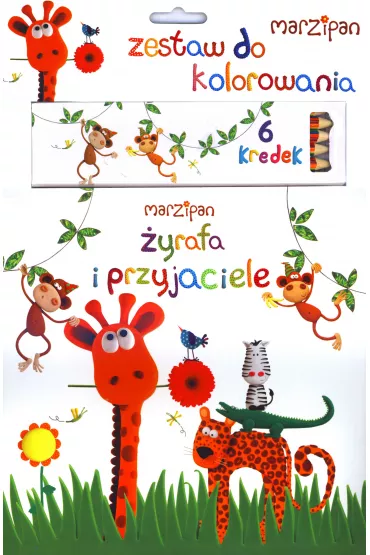 Marzipan. �yrafa i przyjaciele + kredki