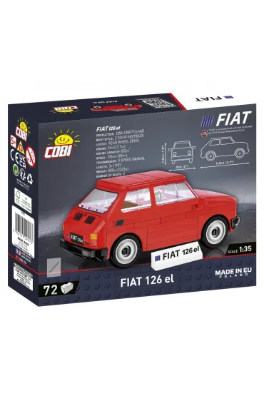 Action town Cars Ma�y Fiat 126P 1994 - 1999 72 klocki