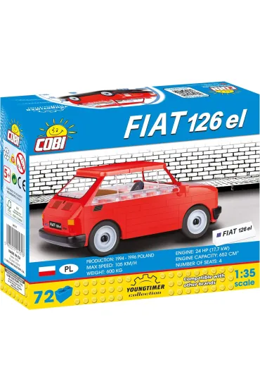 Action town Cars Ma�y Fiat 126P 1994 - 1999 72 klocki