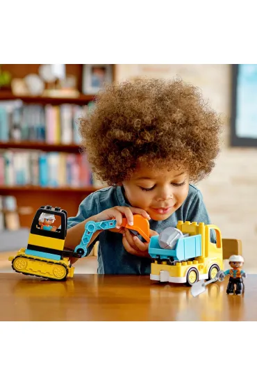 LEGO DUPLO Ci�ar�wka i koparka g�sienicowa 10931