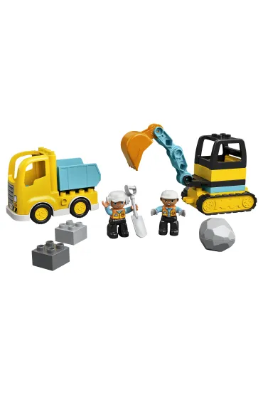 LEGO DUPLO Ci�ar�wka i koparka g�sienicowa 10931