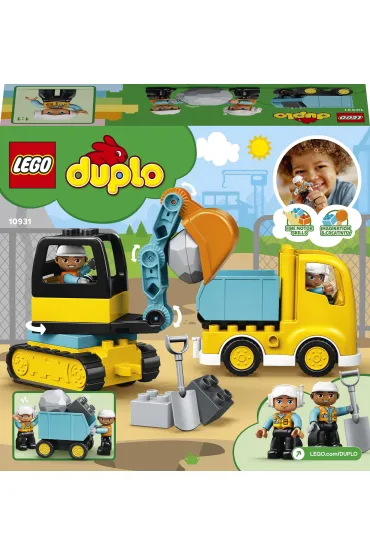 LEGO DUPLO Ci�ar�wka i koparka g�sienicowa 10931