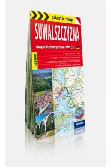 Suwalszczyzna. Foliowana mapa turystyczna 1:85 000