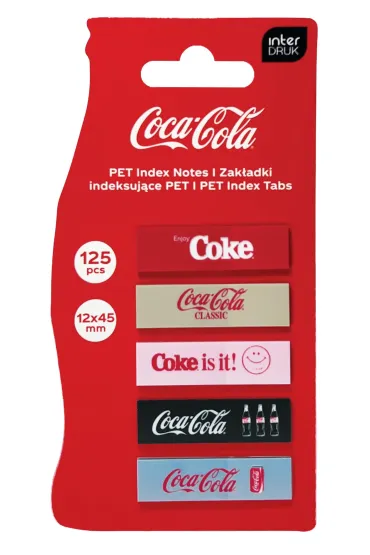 Interdruk Zak�adki indeksuj�ce PET Coca-Cola