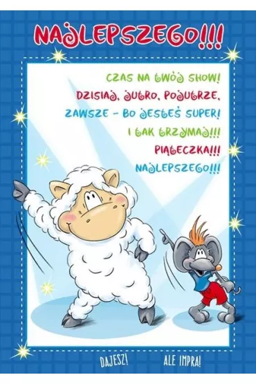 Stamp Karnet Smile B6 + koperta. Wz�r nr 04