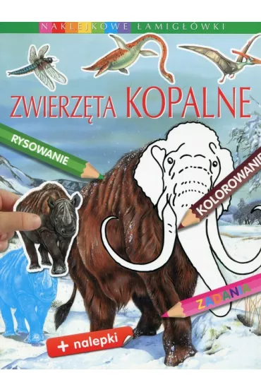 Naklejkowe �amig��wki. Zwierz�ta kopalne - Emilie Beaumont