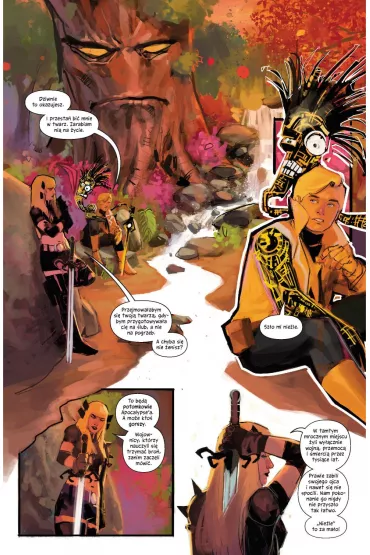 Marvel Fresh X mieczy. Tom 1 - Jonathan Hickman, Gerry Duggan, Benjamin Percy, Tini Howard, Ed  Brisson, Zeb Wells, Leah  Williams, Vita Ayala