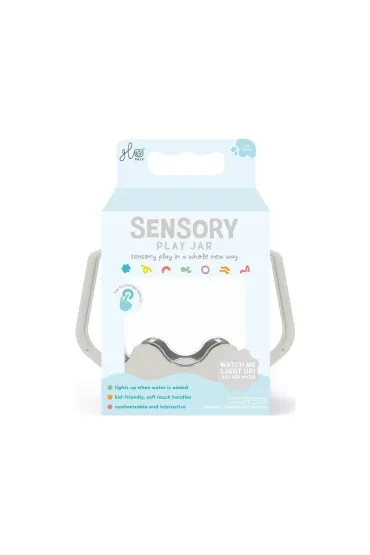 Glo Pals S�oik sensoryczny do nape�nienia wod�, kolor szary