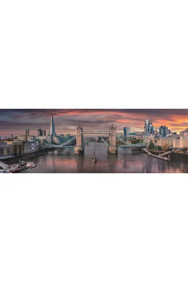 Puzzle 1000 el. Panorama - Across The River Thames Clementoni