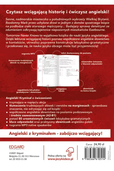 Angielski. Krymina� z �wiczeniami. Tomorrow Never Knows - Kevin Hadley
