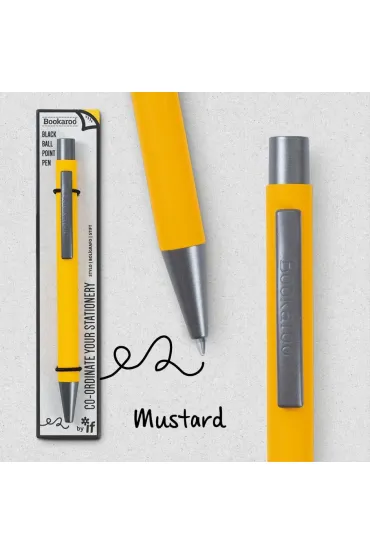 If D�ugopis Bookaroo Mustard czarny