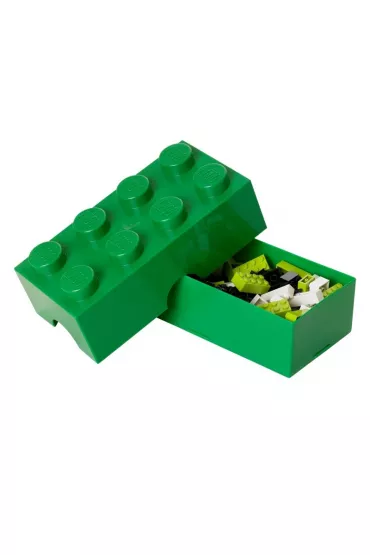 Lunchbox klocek LEGO zielony