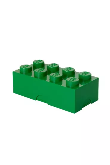 Lunchbox klocek LEGO zielony