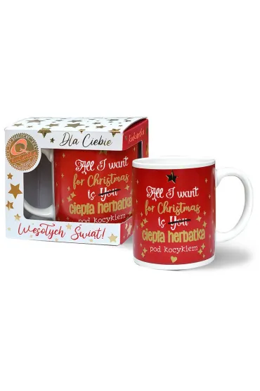 Kukartka Kubek premium �wi�teczny All I want for christmas is... Q 969 - Dl Lux