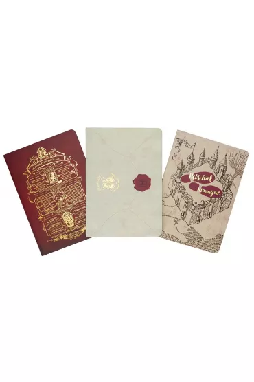 Harry Potter. Welcome to Hogwarts Planner Notebook Collection. Set of 3