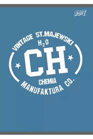 St. Majewski Zeszyt A5 laminowany Chemia - �ciaga kratka 60 kartek