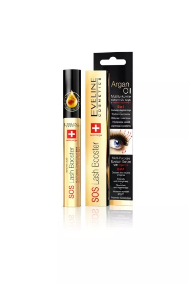Eveline Cosmetics Sos Lash Booster multifunkcyjne serum do rz�s z olejkiem arganowym 10 ml