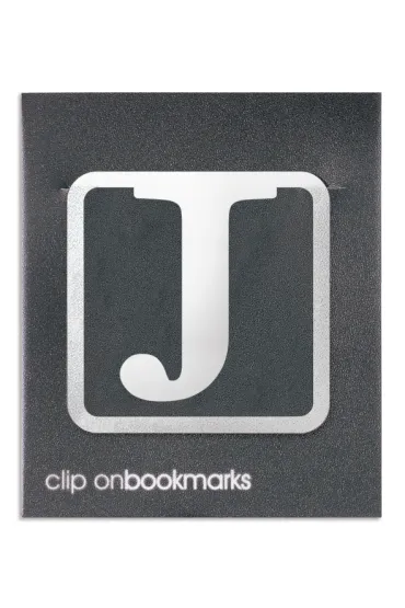 If Metalowa zak�adka - Litera J Clip-on