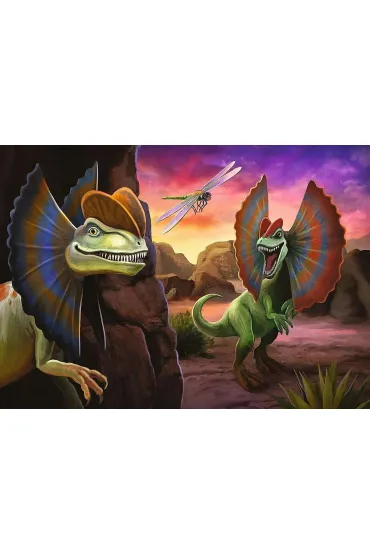 Puzzle 20 el. miniMAXI Poznaj �wiat dinozaur�w 1 Trefl