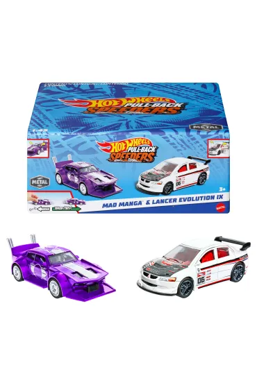 Hot Wheels. Pull-Back Speeders 2-pak mix Mattel