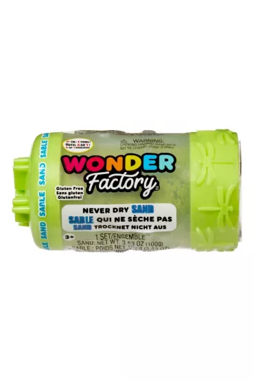 Wonder Factory Never Dry Sand Singles - Lime Green Mga Entertainment