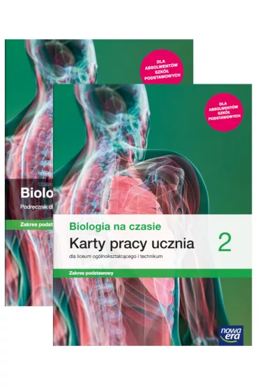 Pakiet Biologia na czasie 2. Podr�cznik i Karty pracy ucznia dla liceum og�lnokszta�c�cego i technikum. Zakres podstawowy. Szko�y ponadpodstawowe - Dawid Kaczmarek, Jacek Paw�owski, Jolanta Holeczek, Renata Stencel, Anna  Helmin