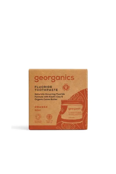 Georganics Organiczna pasta do z�b�w z fluorem w s�oiku, Orange 60 ml