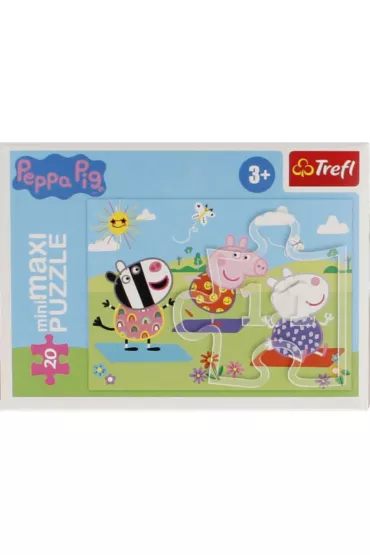 Puzzle 20 el. miniMAXI Beztroski dzie� Peppy 1 Trefl