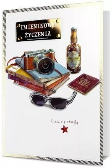 Karnet okazjonalny B6 z kopert� Imieniny M�czyzna PAN DRAGON HM200-1600